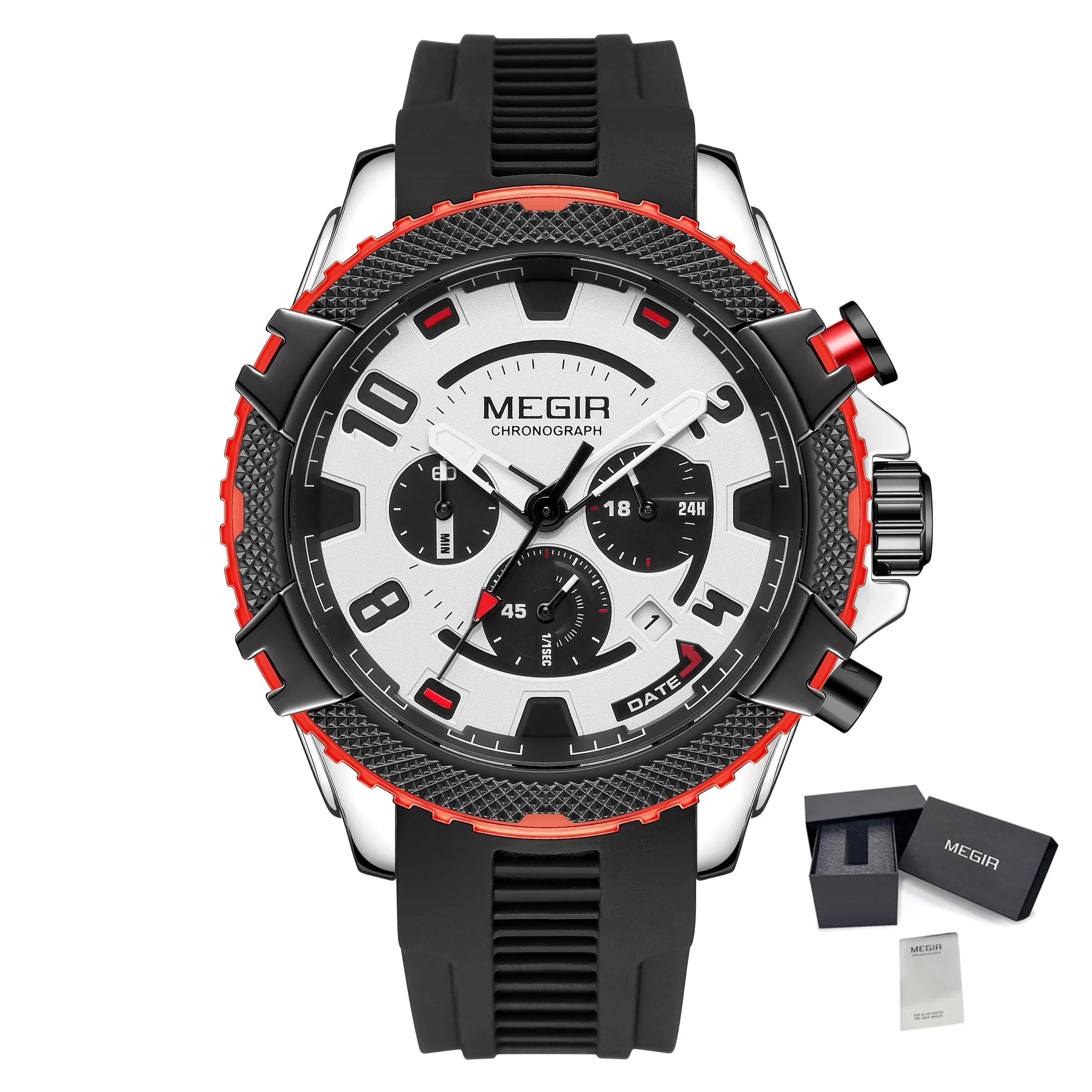 MEGIR TitanCore™ 48mm Chronograph Watch