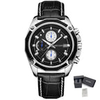 Megir SportLeather Chrono – Men's Waterproof Watch