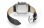 Megir Men's Watch – Rectangular Case Chronograph with Leather Strap