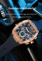 MEGIR Men’s Watch – Waterproof Sport Chronograph with Large Dial