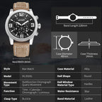 Megir TitanLume – Men's Waterproof Sports Watch