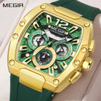MEGIR Men’s Watch – Waterproof Sport Chronograph with Large Dial