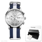 MEGIR Herren-Armbanduhr im Militär- und Freizeitstil mit Chronograph und Wasserdichtigkeit