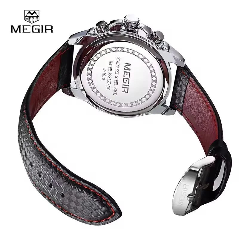Megir ClassicFlex – Men's Casual Leather Watch