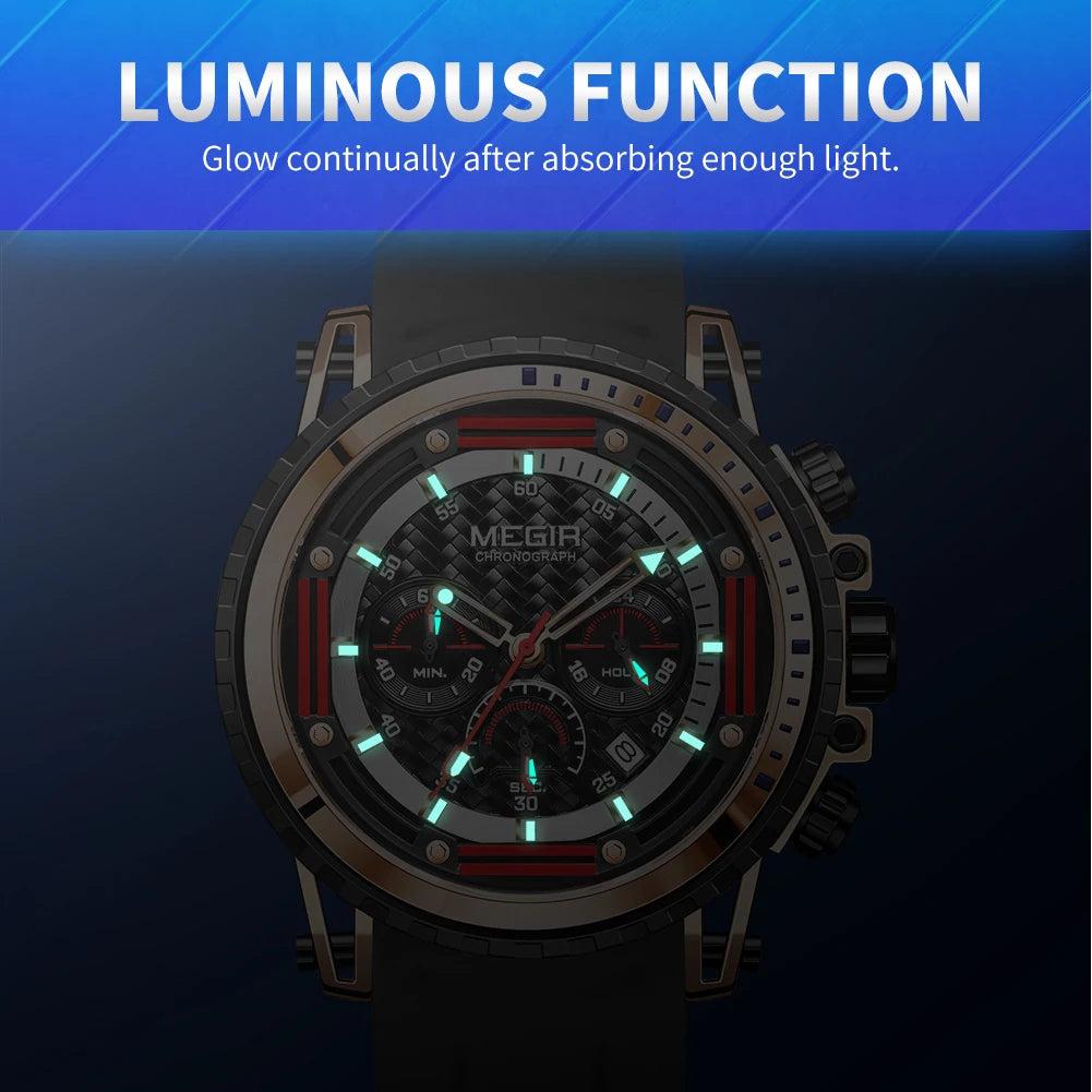 MEGIR StormForce™ Tactical Chronograph Watch