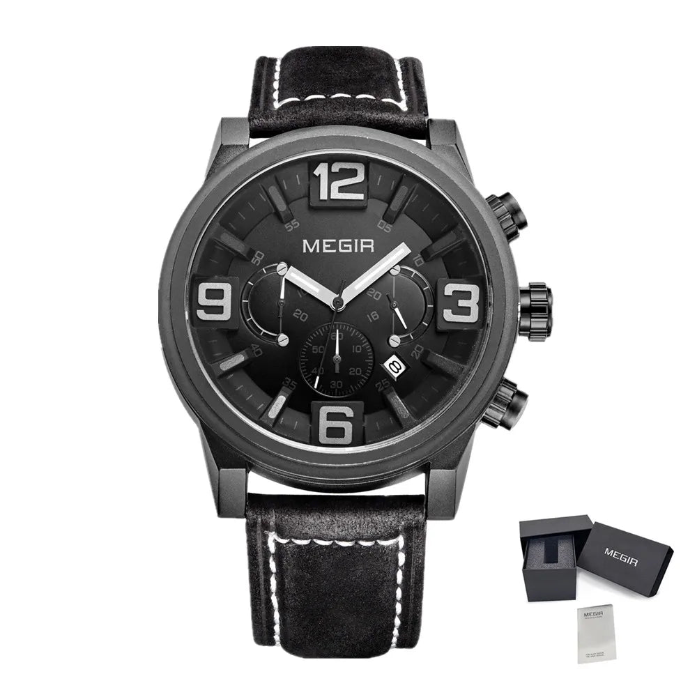Megir TitanLume – Men's Waterproof Sports Watch