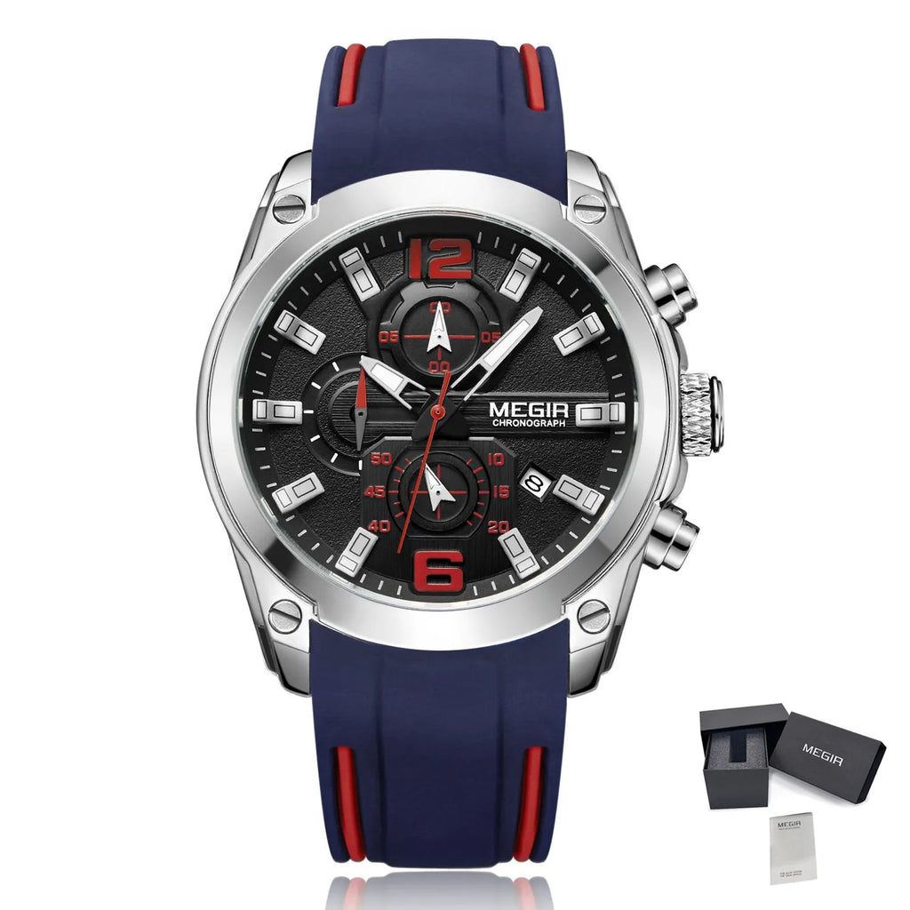 Megir Sport 2063 – Men’s Silicone Chronograph