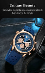 MEGIR – Men’s Military 2276 Watch with Silicone Strap and Chronograph