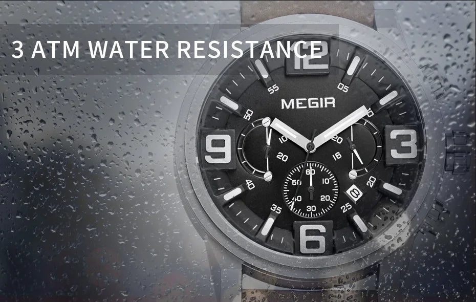 Megir TitanLume – Men's Waterproof Sports Watch