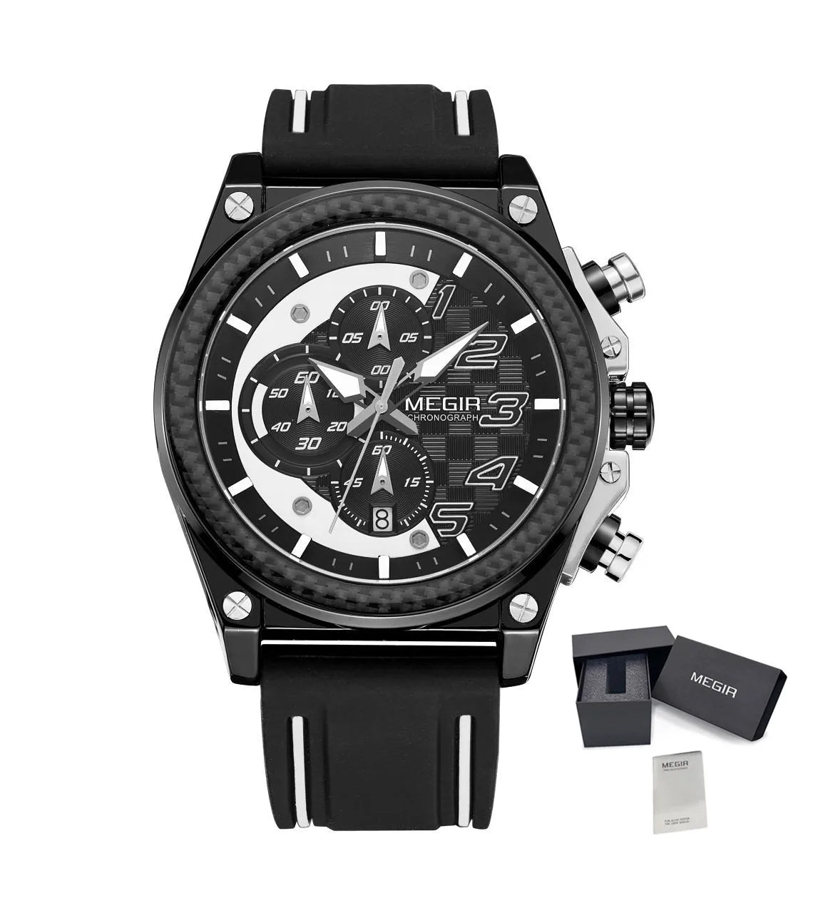 Men's Sports 2051 Watch with Chronograph and Water Resistance