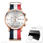MEGIR Herren-Armbanduhr im Militär- und Freizeitstil mit Chronograph und Wasserdichtigkeit