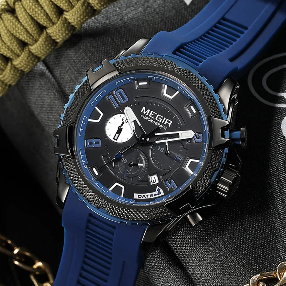 MEGIR TitanCore™ 48mm Chronograph Watch