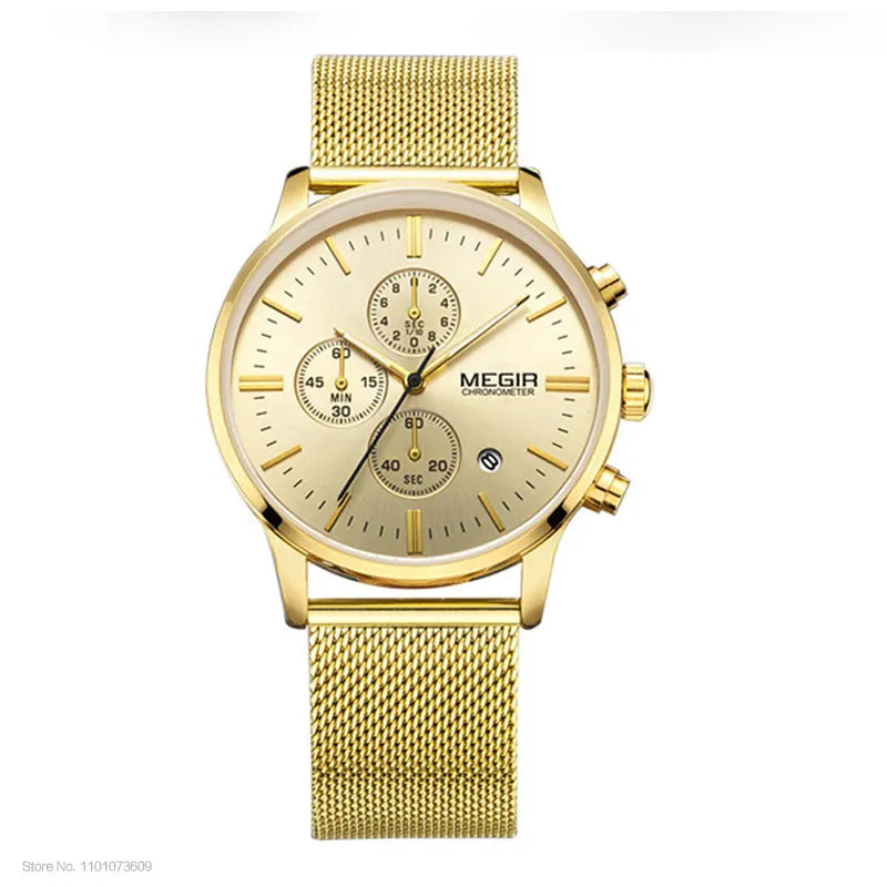 MEGIR 2011G Men's Wristwatch with Luminous Function