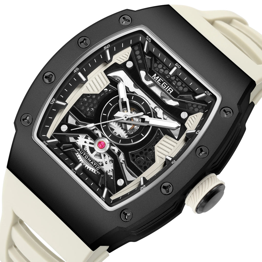 Herrenuhr 8604, automatisch, wasserdicht, Edelstahl