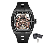 Relógio AutoSkeleton Edge para Homem – Movimento Mecânico e Design Aberto