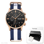MEGIR Herren-Armbanduhr im Militär- und Freizeitstil mit Chronograph und Wasserdichtigkeit