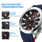 Megir Sport 2063 – Men’s Silicone Chronograph