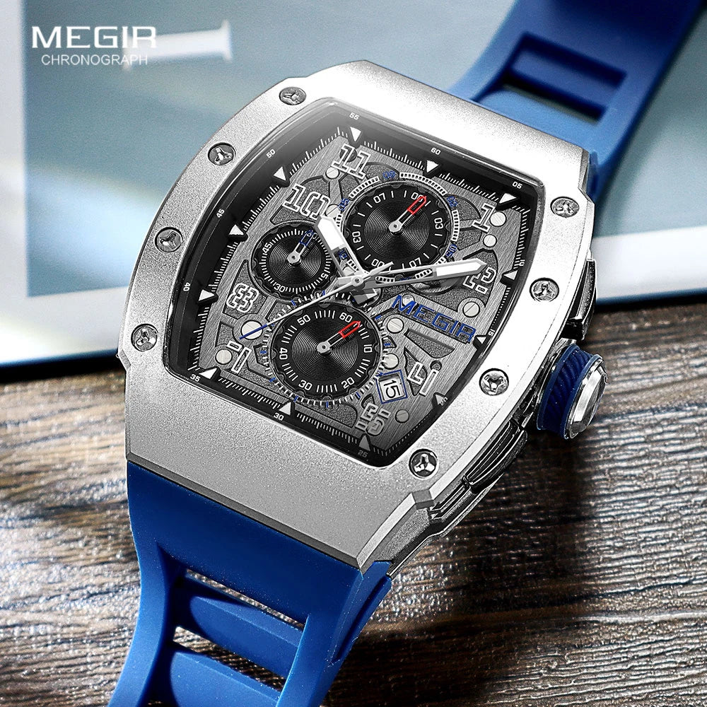 Megir ChronoSteel Pro – Men's Casual Stainless Steel Watch