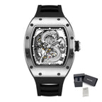 MEGIR Vision Automatic – Luxus-Herrenuhr mit skelettiertem Zifferblatt