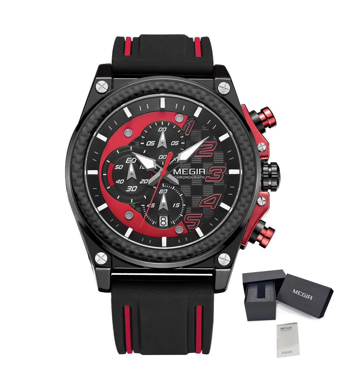 Men's Sports 2051 Watch with Chronograph and Water Resistance