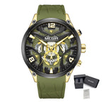 MEGIR – Men’s Military 2222 Quartz Watch with Chronograph and Silicone Strap