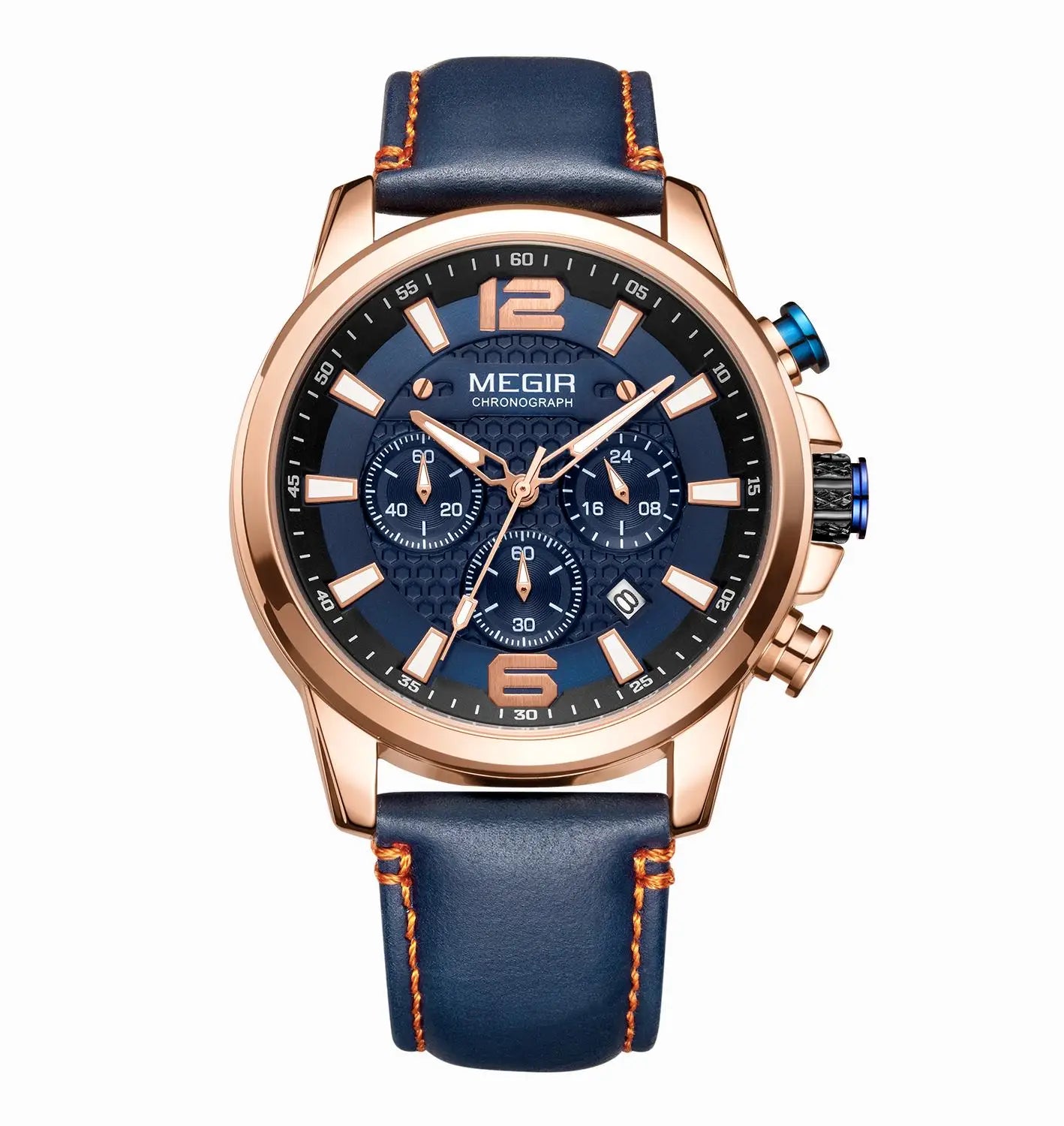 MEGIR – Men’s Luxury Casual Watch with Chronograph & Luminous Display
