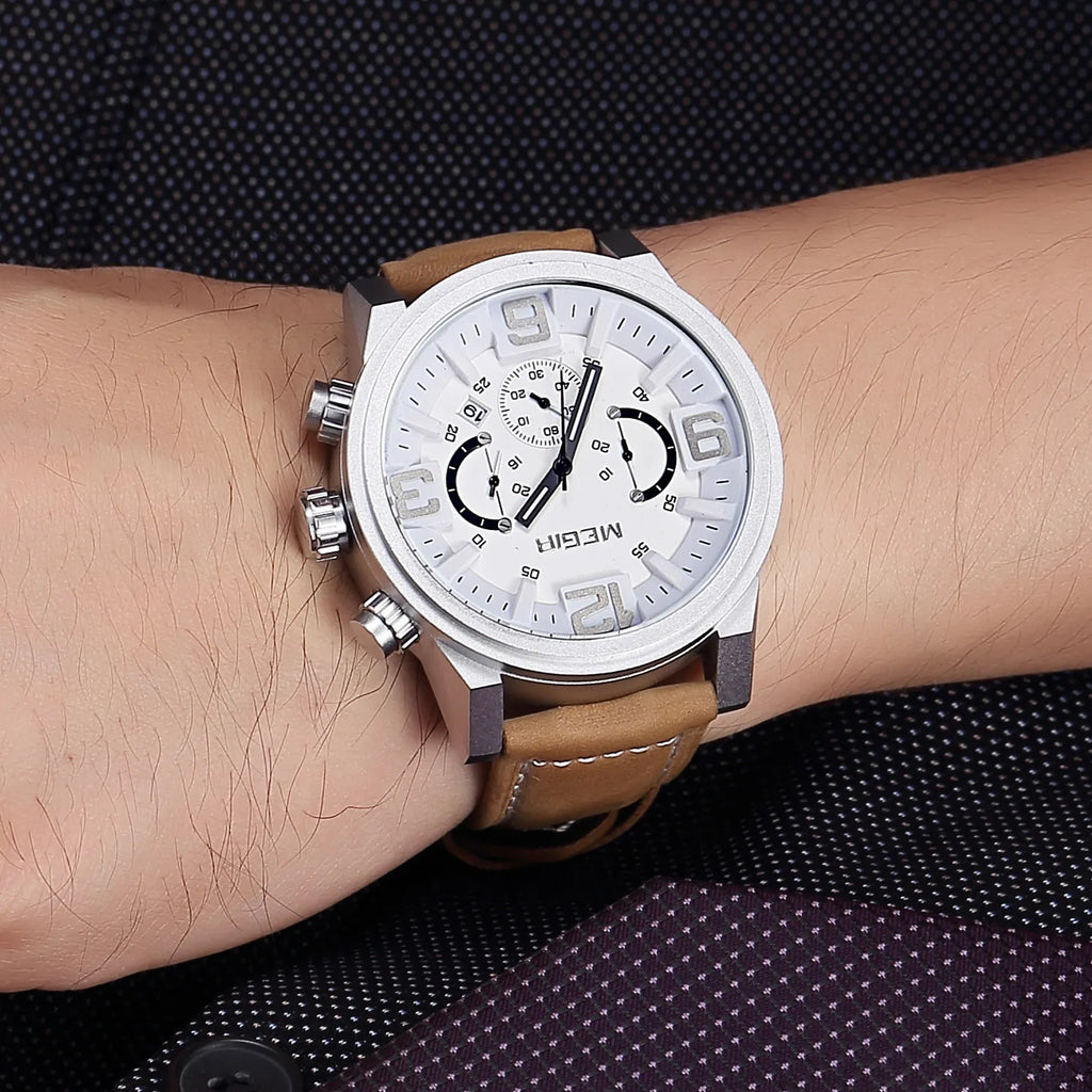 Megir TitanLume – Men's Waterproof Sports Watch