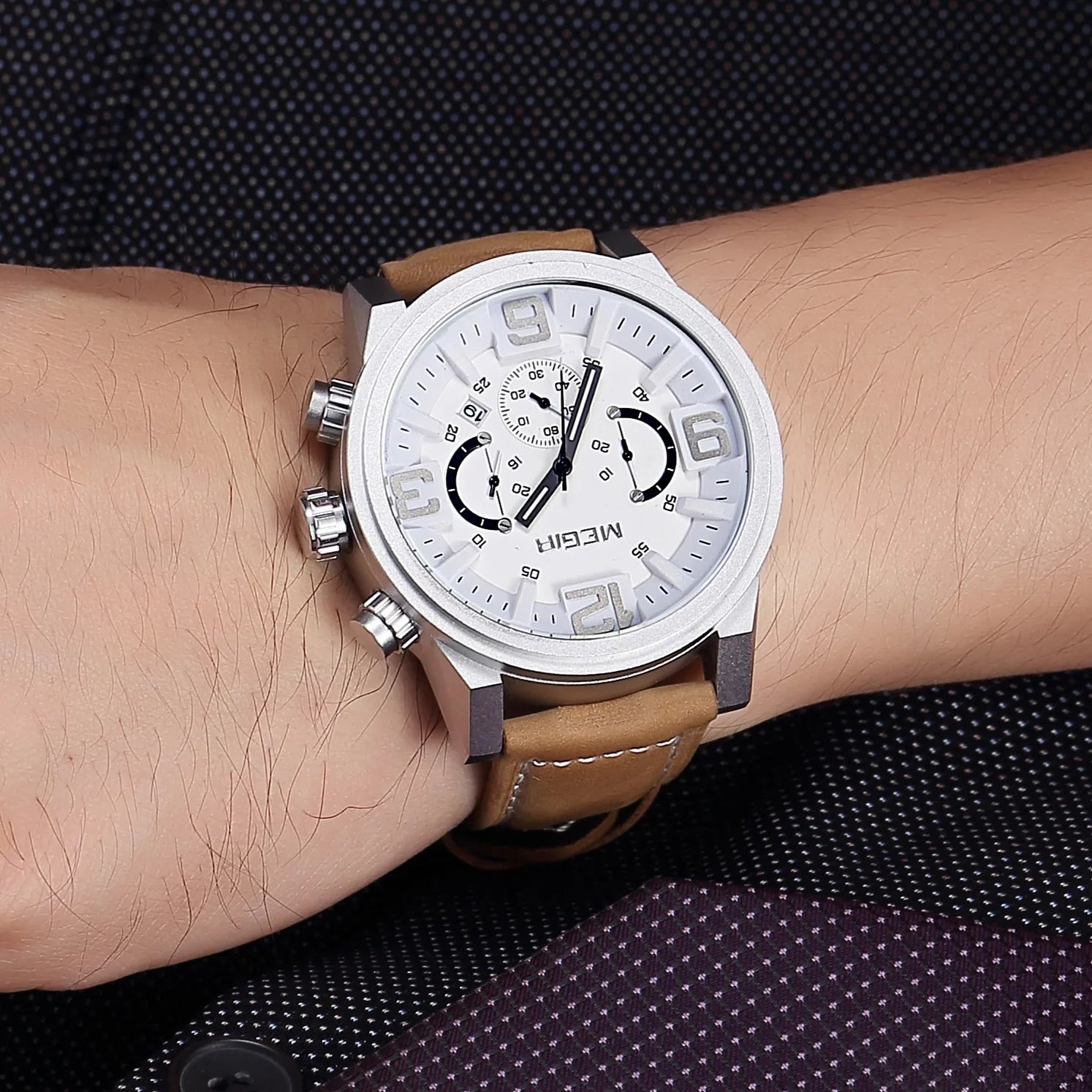 Megir TitanLume – Men's Waterproof Sports Watch