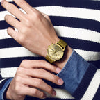 MEGIR Men’s Quartz Waterproof Watch with Chronograph and Night Light