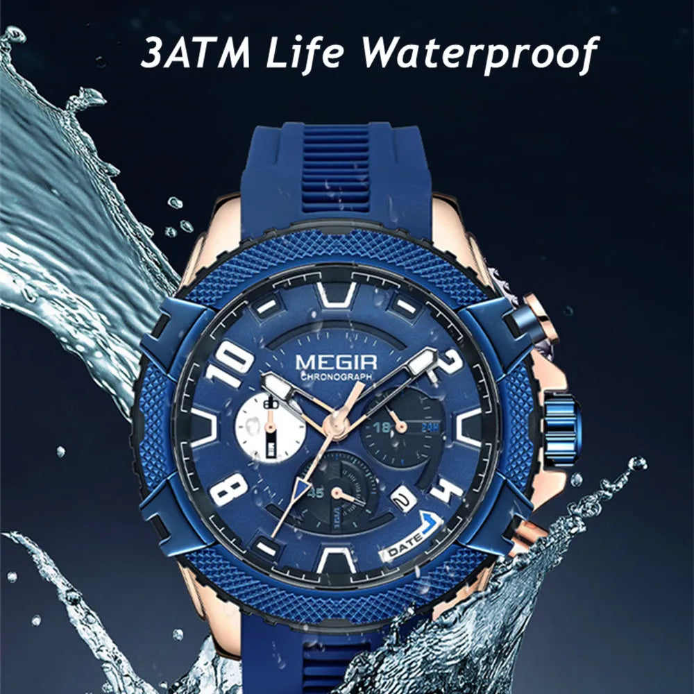 MEGIR TitanCore™ 48mm Chronograph Watch