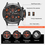 Megir DualSport – Men's Analog-Digital Silicone Watch