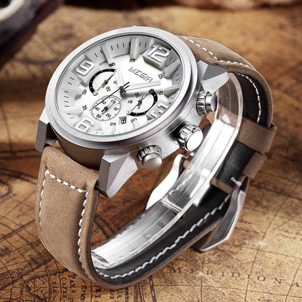 Megir TitanLume – Men's Waterproof Sports Watch