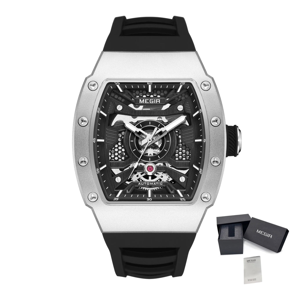 Herrenuhr 8604, automatisch, wasserdicht, Edelstahl