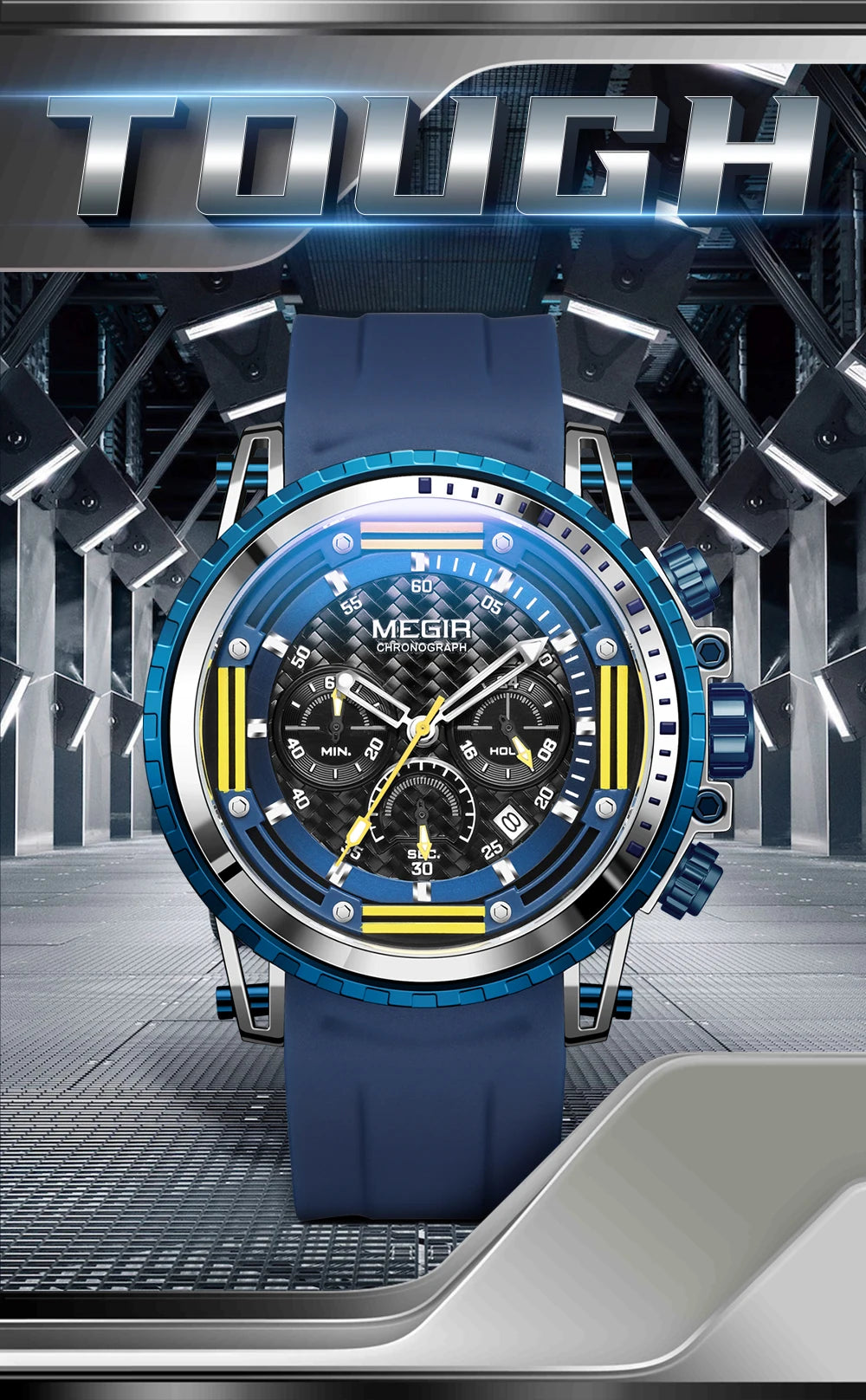 MEGIR StormForce™ Tactical Chronograph Watch