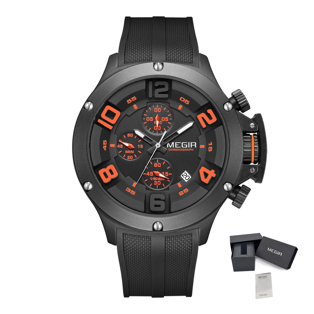 Megir DualSport – Men's Analog-Digital Silicone Watch