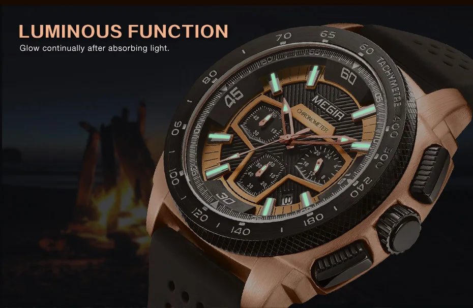 MEGIR TitanX Chronograph™ Sport Watch