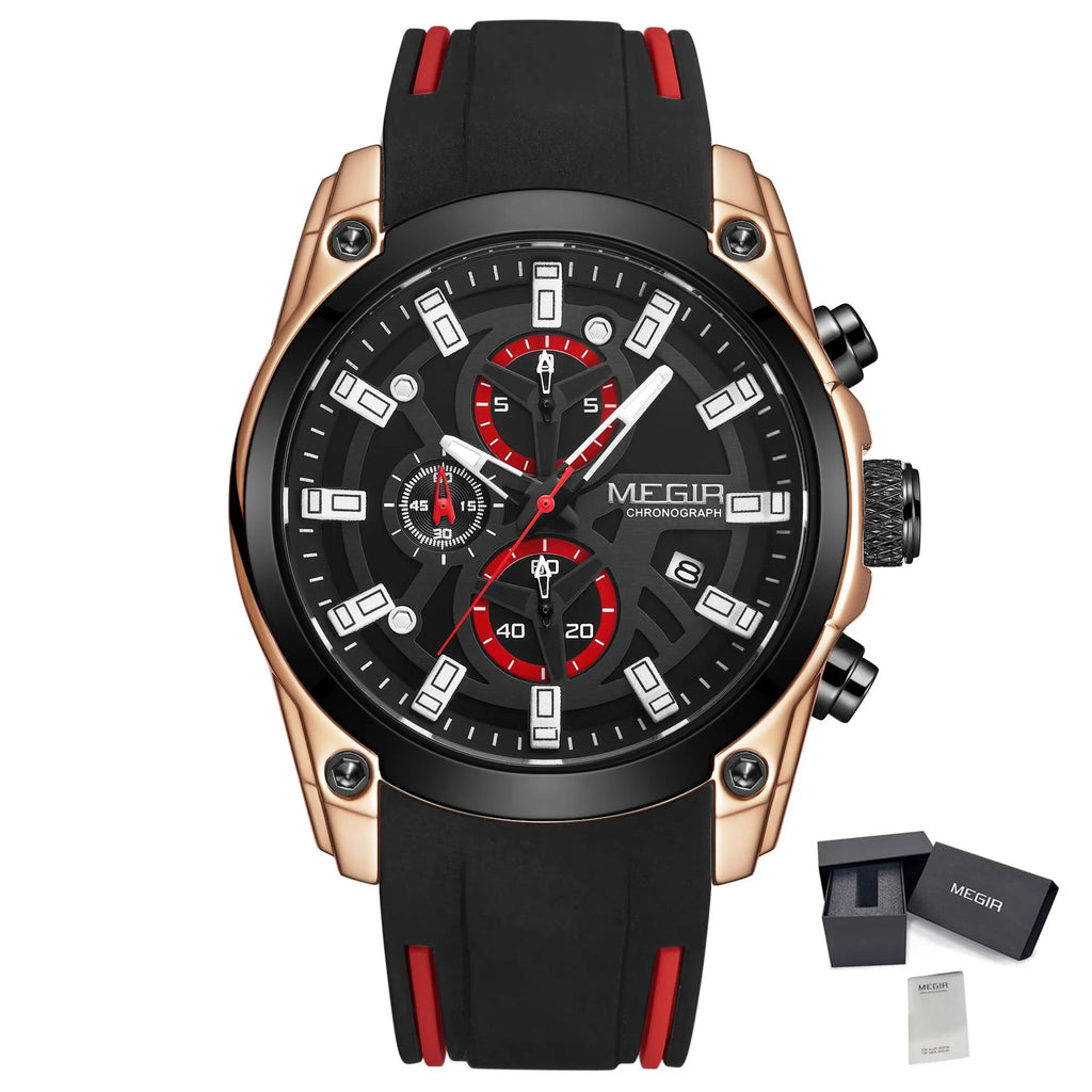 Men’s Sport Watch with Chronograph and Luminous Display – Rugged and Durable Design