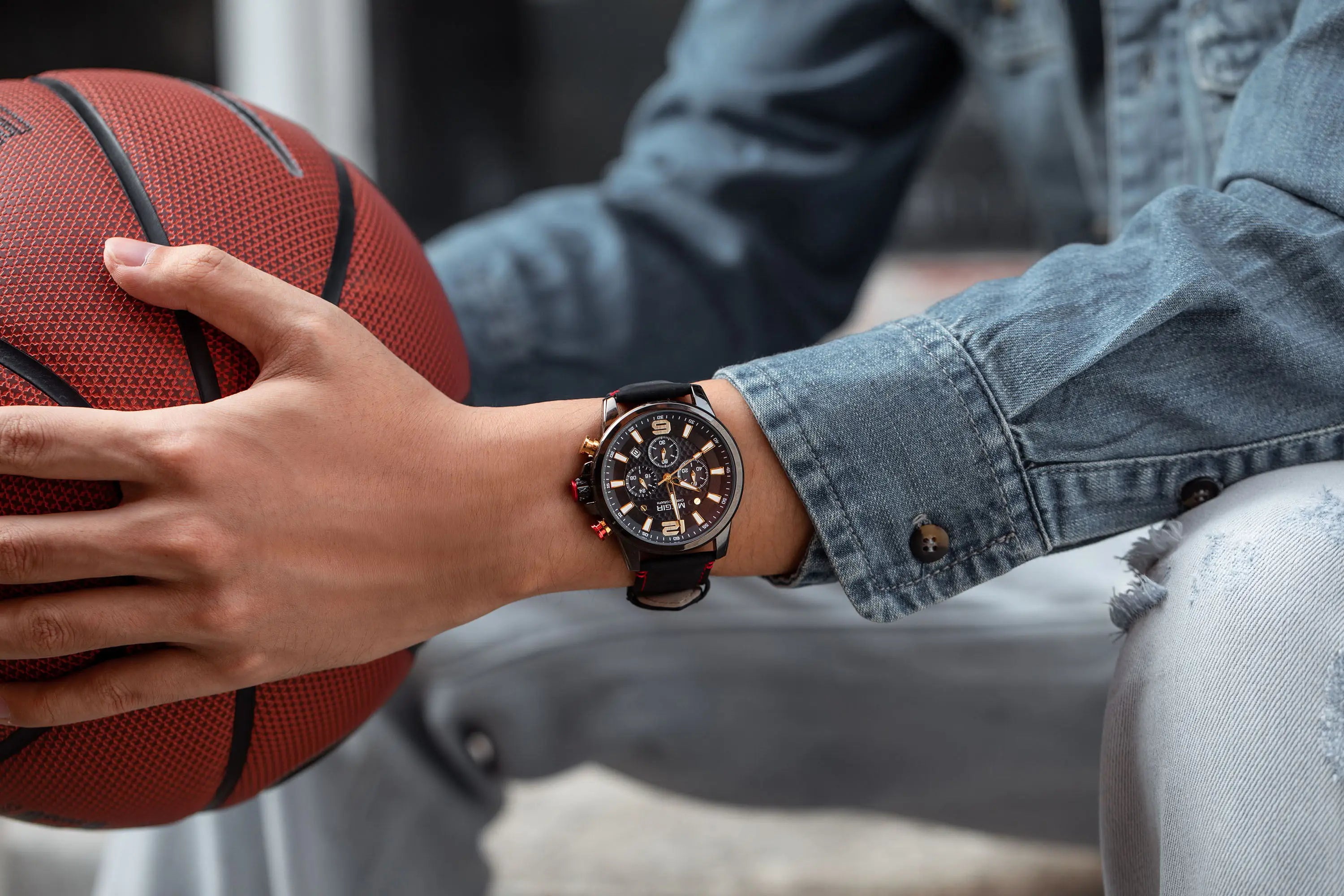 MEGIR – Men’s Luxury Casual Watch with Chronograph & Luminous Display