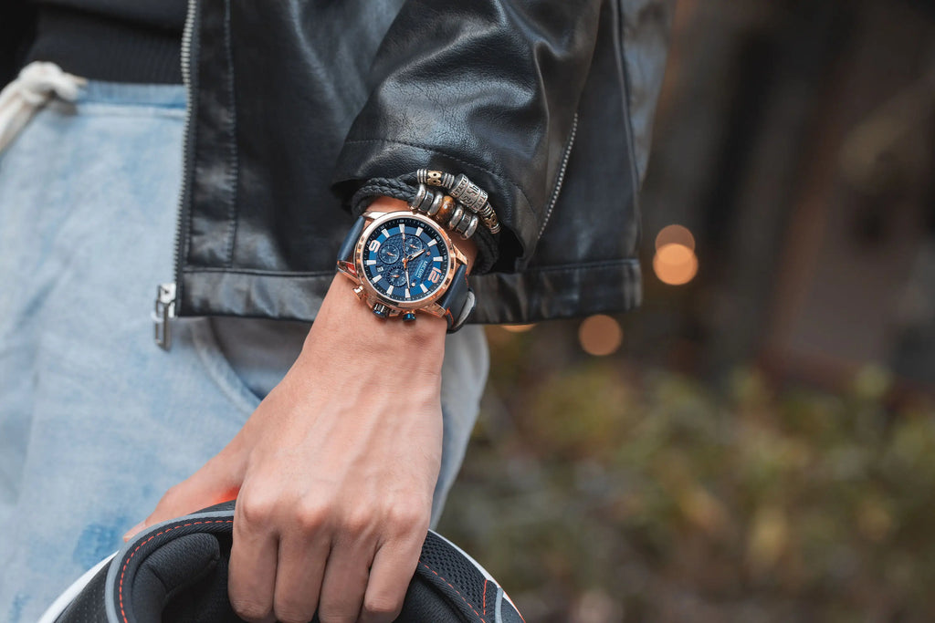 MEGIR – Men’s Luxury Casual Watch with Chronograph & Luminous Display