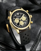 MEGIR – Men’s Military 2276 Watch with Silicone Strap and Chronograph