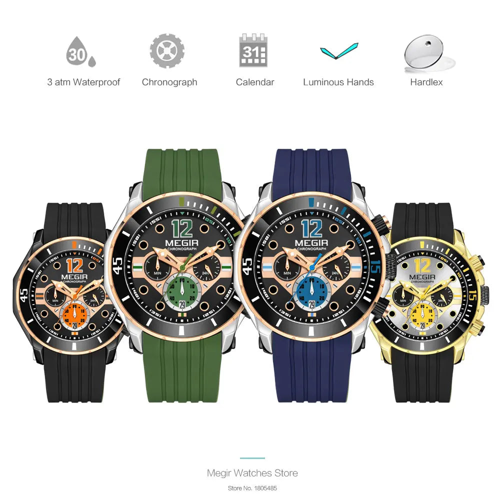 MEGIR ApexDrive™ Chronograph Watch