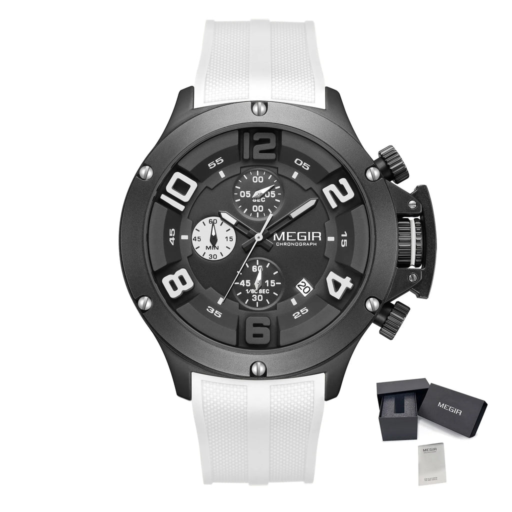 Megir DualSport – Men's Analog-Digital Silicone Watch