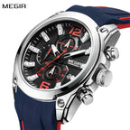 Megir Sport 2063 – Men’s Silicone Chronograph