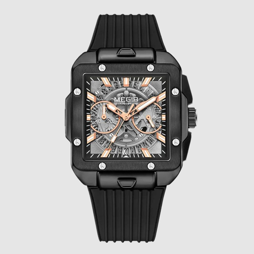 MEGIR 2228 Men’s Sport Chronograph – Silicone Strap & Hardlex Crystal