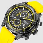 MEGIR – Men’s Sport Watch with Silicone Strap and Chronogra