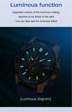 Megir Men's Sports 3678 Watch with Chronograph