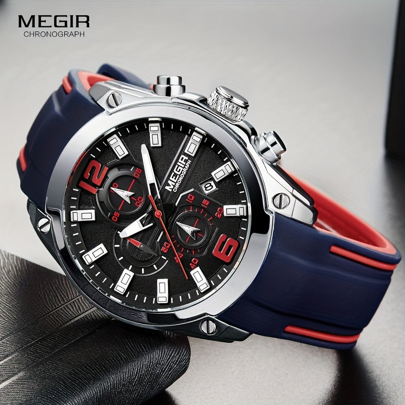 Megir Sport 2063 – Men’s Silicone Chronograph