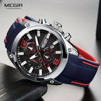 Megir Sport 2063 – Men’s Silicone Chronograph