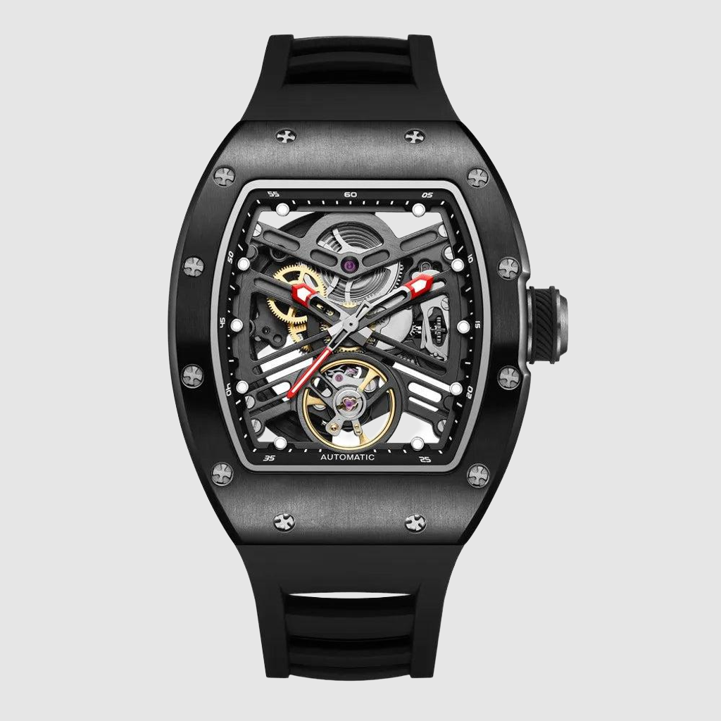 MEGIR 9190-13 Men’s Mechanical Watch 42mm with Silicone Strap