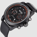 MEGIR ChronoSport 45 – Men’s Quartz Sport Chronograph with Rubber Strap